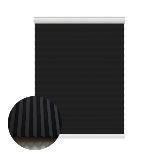 Jaluzele Plisate Blackout JAVA XI 1106 Negru