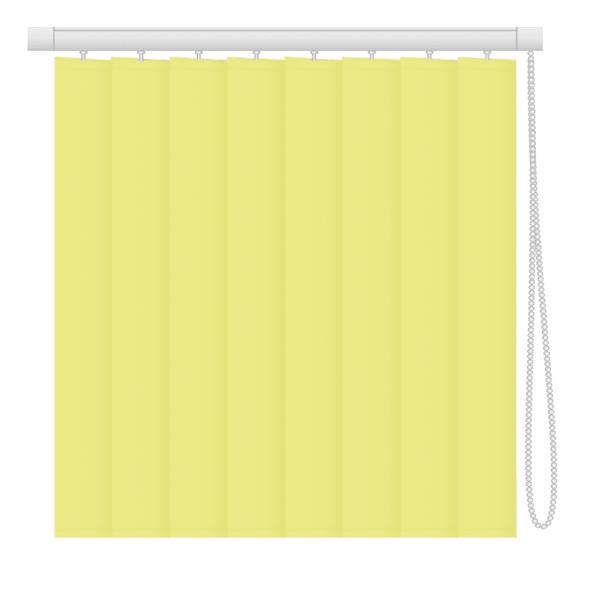 Jaluzele Verticale Carol 127 mm Galben 5107