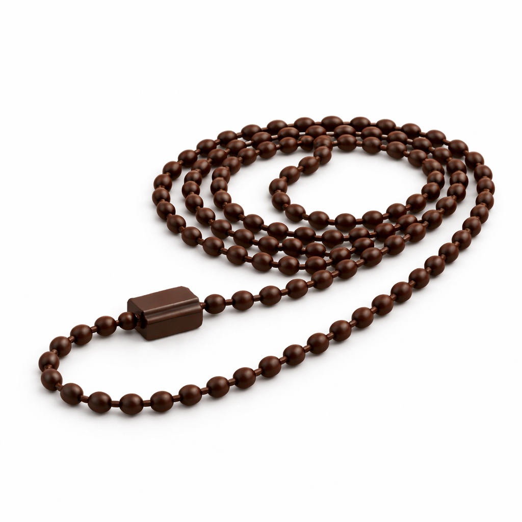 Lantisor cu Bile Maro Plastic