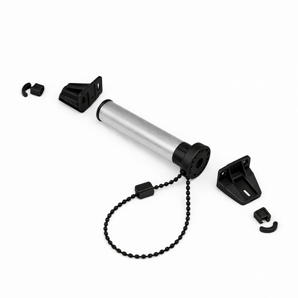 Mecanism Rolete Textile 17mm Negre