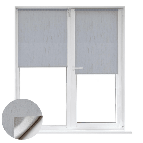 Rulouri Blackout Madagascar Silver 064 Wood Gri 